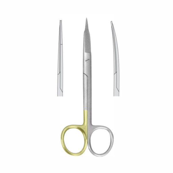 SCISSORS WITH TUNGSTEN CARBIDE INSERTS