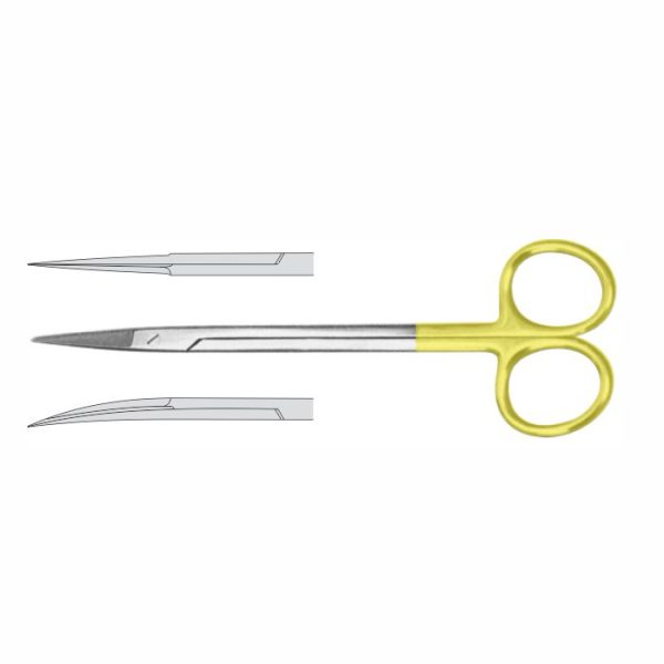 SCISSORS WITH TUNGSTEN CARBIDE INSERTS
