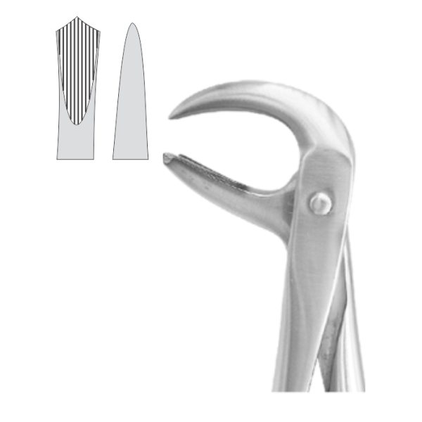 EXTRACTION FOCEPS STANDARD ENGLISH PATTERN