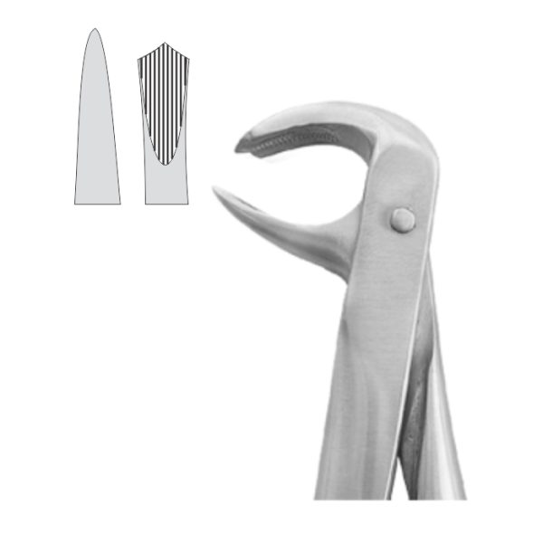 EXTRACTION FOCEPS STANDARD ENGLISH PATTERN