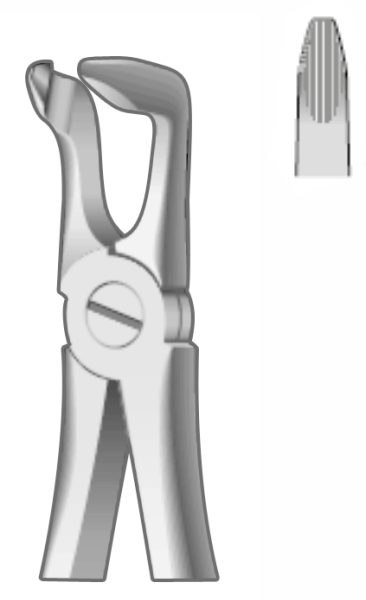 EXTRACTION FOCEPS WITH ANATOMICAL GRIP