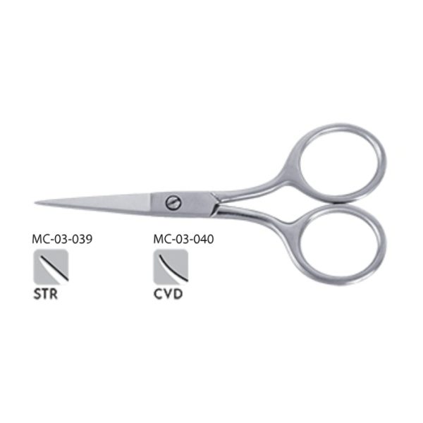 Nail Scissors Black Glitter Coating