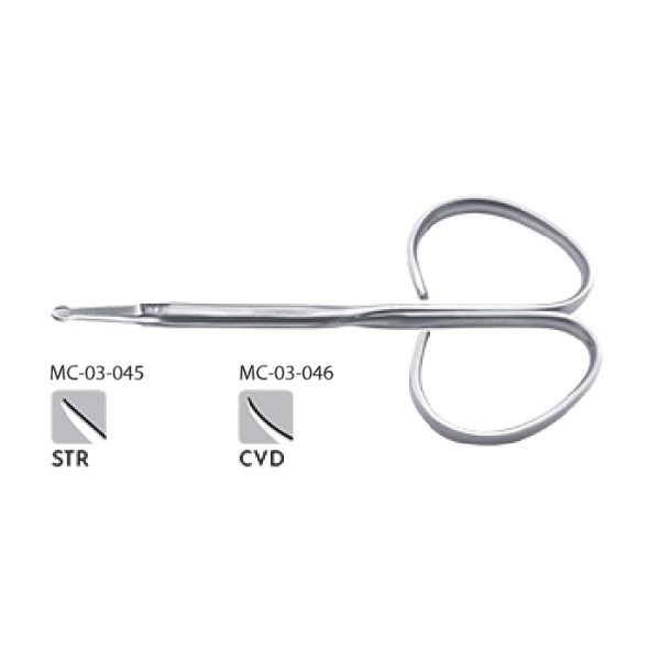 Round Petition Nail Scissors